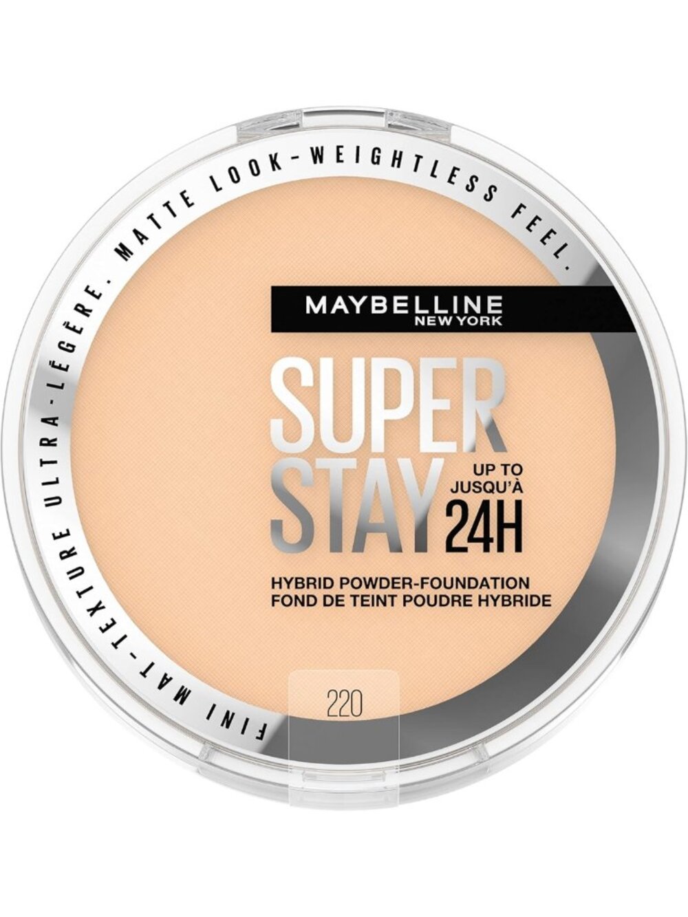 Long-Lasting Matte Powder Foundation - Medium to Full Coverage, 24HR Wear